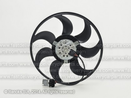 OP Astra 98->04 ventilators 390mm 3pin ar rezistoru