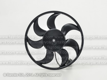 OP Astra 04->09 ventilators 390mm 240W 3pin ar rezistoru