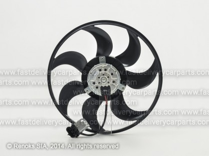 OP Astra 04->09 ventilators 390mm 240W 3pin ar rezistoru