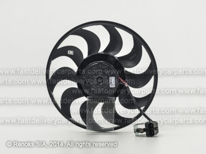 OP Astra 04->09 ventilators 335mm 180W 3pin ar rezistoru