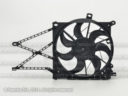 OP Astra 04->09 ventilators ar difuzoru 390mm 240W 3pin ar rezistoru