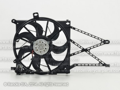 OP Astra 04->09 ventilators ar difuzoru 390mm 240W 3pin ar rezistoru