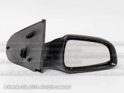 OP Astra 04->09 mirror R electrical heated black convex 5pins 5D/COMBI