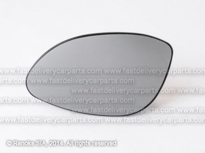 OP Vectra 96->01 mirror glass with holder L for electrical mirror heated convex 96->98