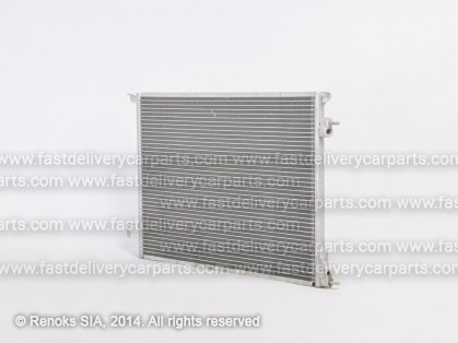 OP Vectra 02->05 condenser 660X410X17 with receiver dryer 2.0D/2.2D