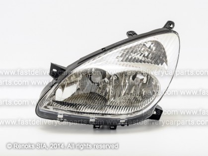 CT C5 01->04 head lamp L H4/H7 electrical with motor DEPO