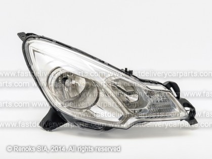 CT C3 10->16 head lamp R H1/H7 electrical with motor DEPO