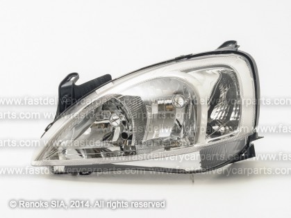 OP Corsa 00->06 head lamp L H7/H7 03->05 electrical tips VALEO CLEAR TYC