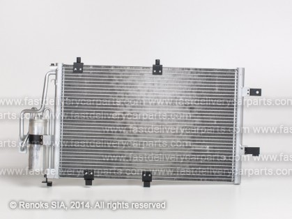 OP Corsa 00->06 condenser 595X385X16 with receiver dryer 1.0/1.2/1.4/1.6/1.8 SRLine