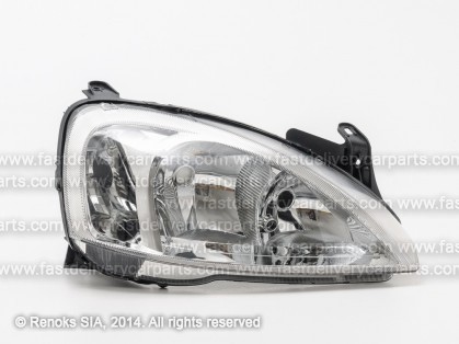 OP Corsa 00->06 фара R H7/H7 02->04 тип MARELLI CLEAR