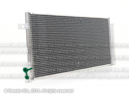 OP Corsa 06->11 condenser 670X310X17 with integrated receiver dryer 1.6/1.3D/1.7D DENSO