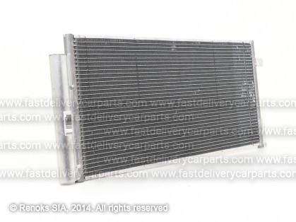 OP Corsa 06->11 condenser 670X310X17 with integrated receiver dryer 1.6/1.3D/1.7D DENSO