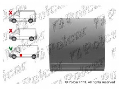 PG Boxer 94->02 sāna remontdaļa R=L L=500MM H=400MM