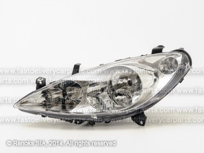 PG 307 01->05 head lamp L H1/H7 electrical type VALEO TYC