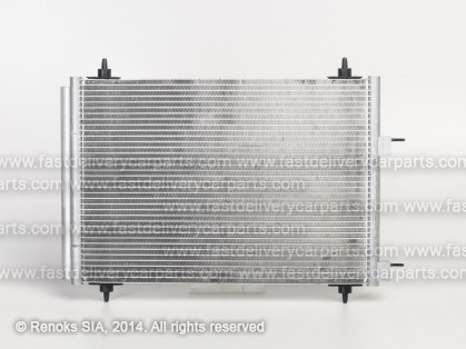 PG 307 01->05 condenser 555X360X16 with integrated receiver dryer 1.4/1.6/2.0/1.4D/1.6D/2.0D