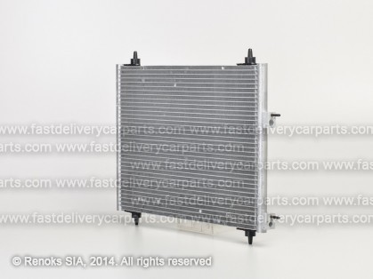 PG 307 01->05 condenser 555X360X16 with integrated receiver dryer 1.4/1.6/2.0/1.4D/1.6D/2.0D