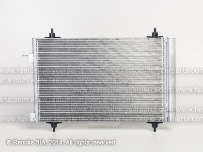 PG 307 01->05 condenser 570X360X16 with integrated receiver dryer 1.4/1.6/2.0/2.0D