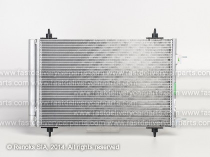 PG 307 01->05 condenser 570X360X16 with integrated receiver dryer 1.4/1.6/2.0/2.0D