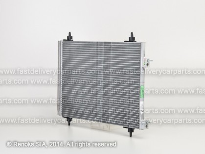 PG 307 01->05 condenser 570X360X16 with integrated receiver dryer 1.4/1.6/2.0/2.0D