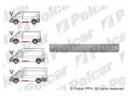 PG Boxer 06->14 remontdaļa sāna L 1410MM maza