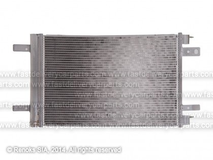 PG 308 13->17 condenser 565X362X12 with integrated receiver dryer 1.2/1.6/1.5D/1.6D/2.0D KOYO