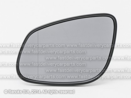 PO Cayenne 02->10 mirror glass with holder L heated aspherical 02->06