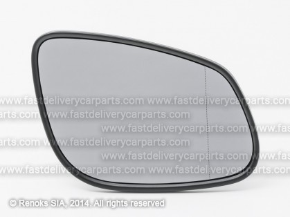 PO Cayenne 02->10 mirror glass with holder R heated aspherical 02->06