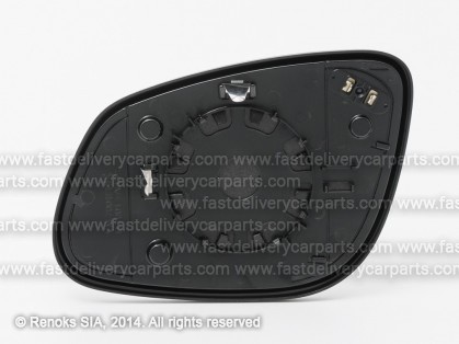 PO Cayenne 02->10 mirror glass with holder R heated aspherical 02->06