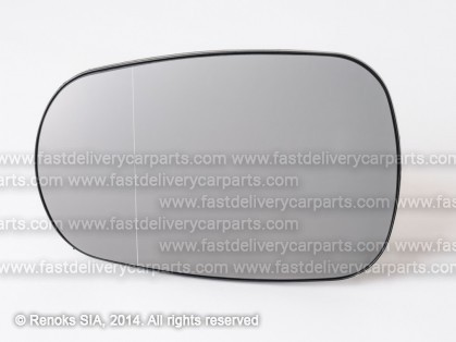 RN Megane 95->99 mirror glass with holder L=R heated aspherical