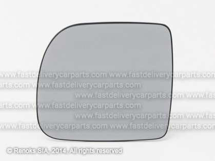 RN Kangoo 98->02 mirror glass with holder L flat 98->01