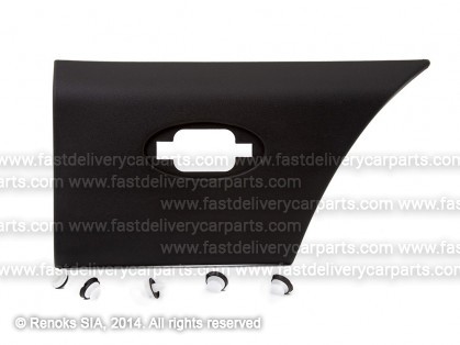 RN Master 10->20 fender moulding rear R behind wheel black with contour lamp hole 340MM