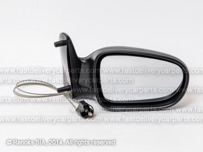 VW Sharan 95->00 mirror R cable adjustment black convex 95->88