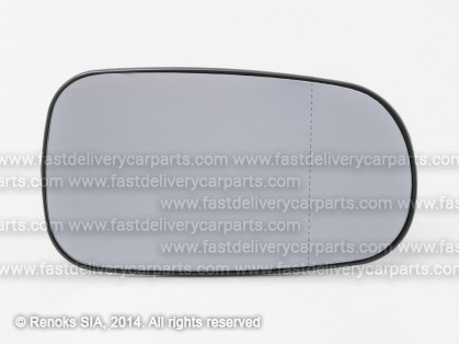 SAAB 95 97->05 mirror glass with holder R heated aspherical 03->05