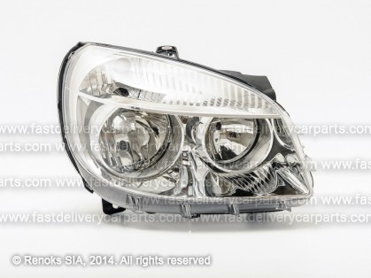 FT Doblo 06->10 head lamp R H1/H7 electrical DEPO