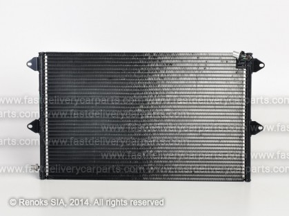 VW Polo Classic 97-> condenser 605X365X16 without dryer 1.4/1.6/1.7D/1.9D/1.9D