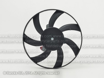 VW Polo Classic 97-> cooling fan 300mm 250W 2pin VALEO type right side