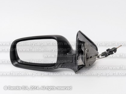 SE Toledo 99->04 mirror L cable adjustment black aspherical large 99->02