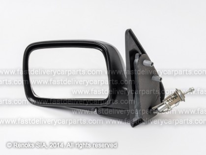 SK Felicia 94->01 mirror L cable adjustment black flat