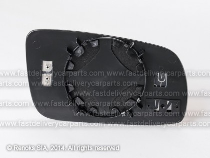 SK Fabia 00->07 mirror glass with holder L heated aspherical large TW