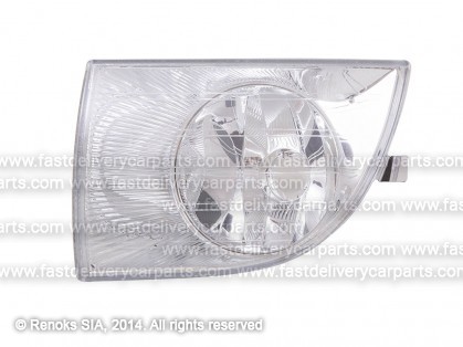 SK Fabia 07->10 fog lamp L H8 with bend lighting TYC