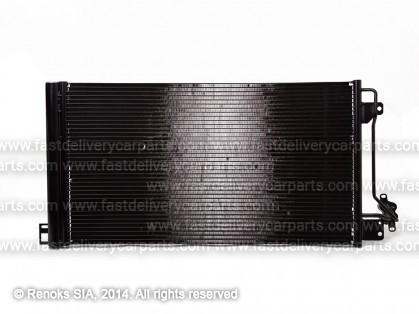 VW Transporter 03->09 condenser 719X392X16 with integrated receiver dryer 2.0/3.2/1.9D/2.0D/2.5D MAHLE