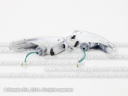 SB Impreza 93->96 bumper lamp convex whiteset E DEPO