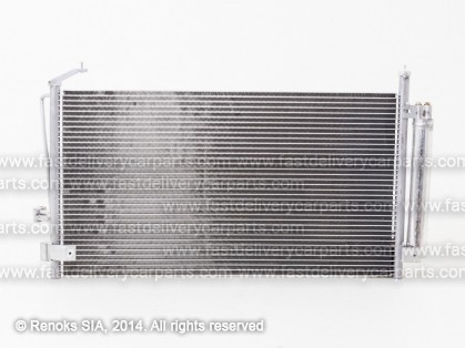 SB Forester 02->05 condenser 690X390X16 with receiver dryer 2.0/2.5