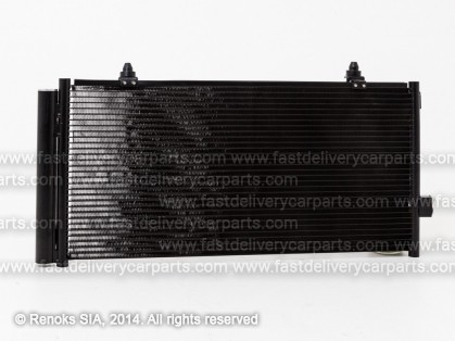 SB Forester 08->13 condenser 660X315X16 with integrated receiver dryer 2.0/2.5/2.0D