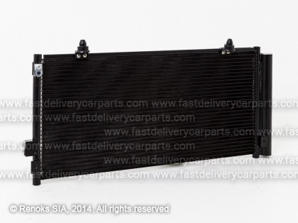 SB Forester 08->13 condenser 660X315X16 with integrated receiver dryer 2.0/2.5/2.0D