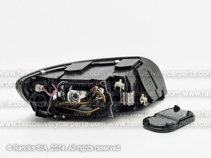 VV S40 03->07 фара L H7/HB3 темная электро с моторчиком DEPO