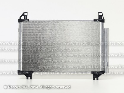 TT Yaris 06->09 condenser 545X340X16 with integrated receiver dryer 1.0/1.3 SRLine