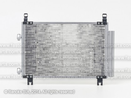 TT Yaris 06->09 condenser 525X340X16 with integrated receiver dryer 1.0/1.3/1.8 SRLine