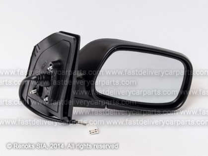 TT Corolla 02->04 mirror R electrical heated primed convex 5pins square plug