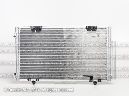 TT Avensis 97->99 condenser 610X335X16 with integrated receiver dryer 1.6/1.8/2.0/2.0D/2.0D-4D